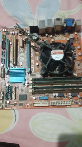 Kit placa mãe processador e memória i5 3490