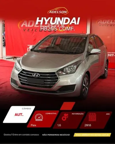 Hyundai HB20S 5 Anos 1.6 Flex 16V Aut. 2018