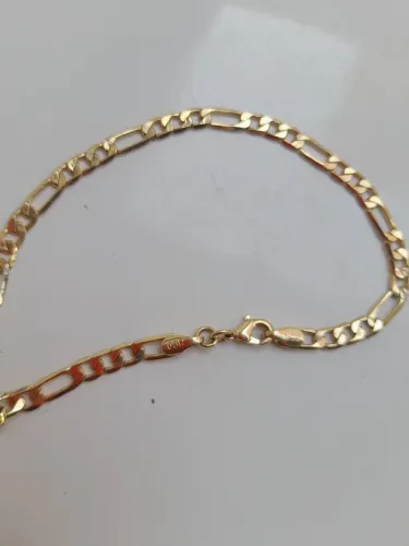 VENDO PULSEIRA MASCULINA DA MAGOLD BANHADA A OURO ORIGINAL 400$