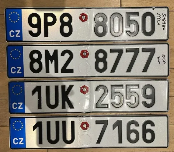 Placa de carro original veículos Européias para coleção - carros, veículo, Europa