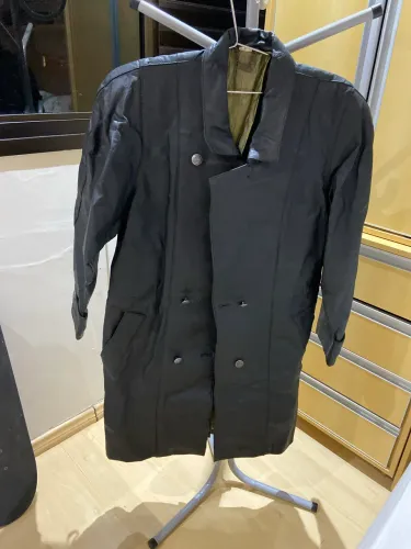 Parka/casaco de couro