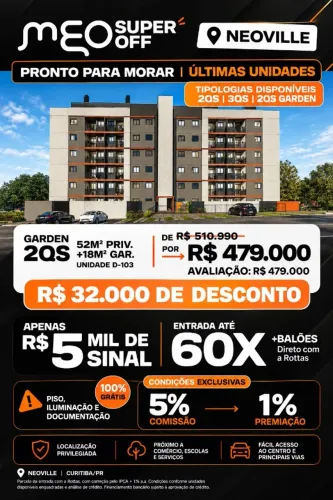 ( AL ) APARTAMENTO COM 2MIL DE ENTRADA / RESTANTE PARCELADO