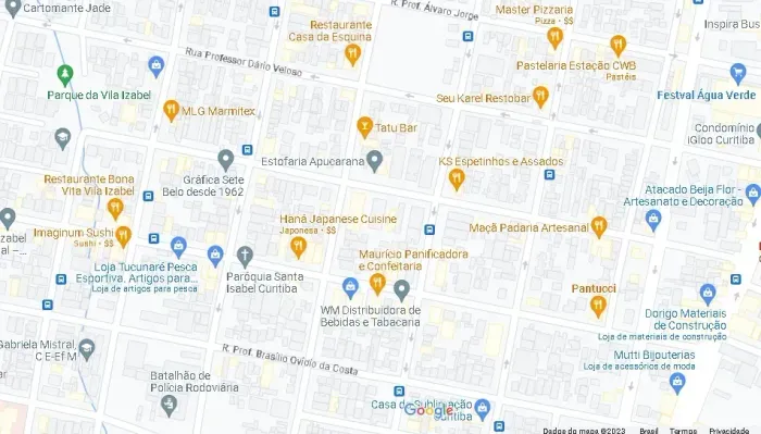 Terreno na Vila Izabel com 1210 metros quadrados - Curitiba - PR
