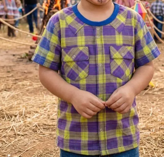 Camisa sao joao tam 3 anos