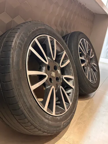 Par de rodas aro 16 para carretinha 