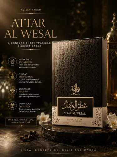 Perfume Al Wataniah Attar Al Wesal Masculino Edp 100ml