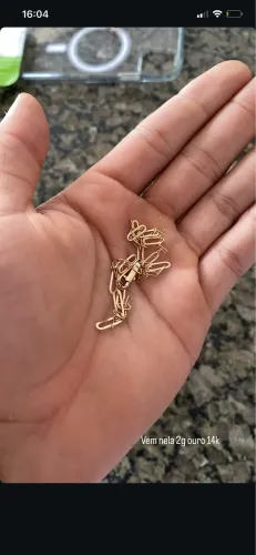 Pulseira de ouro 14k