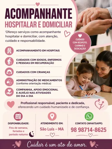 Acompanhante hospitar.