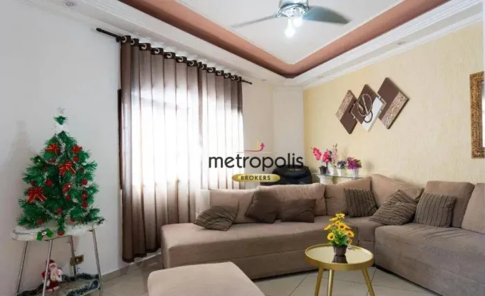 Sobrado com 3 dormitórios à venda, 229 m² por R$ 855.000,00 - Parque Erasmo Assunção - San