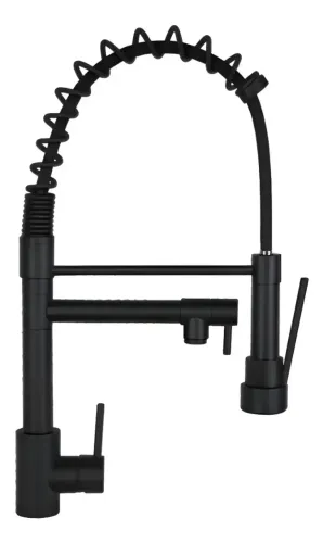 Torneira Gourmet De Inox Preto - Nova