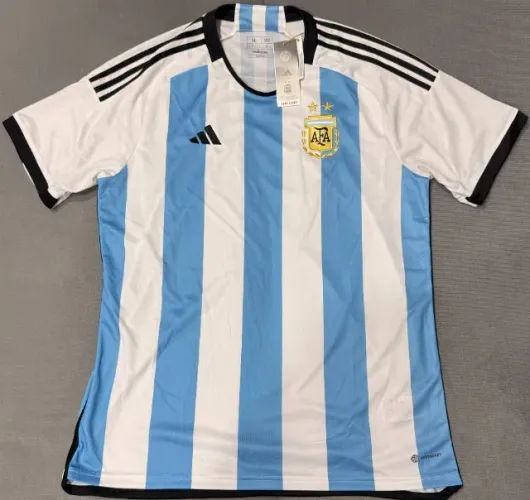 CAMISA DA SELEÇÃO DA ARGENTINA 2022/23 HOME - ORIGINAL