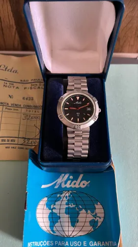 RELÓGIO VINTAGE SUÍÇO MIDO 120 Q - FULL SET