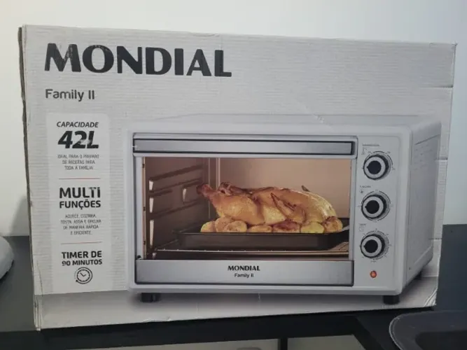 Forno Elétrico MONDIAL 42L Family II, Branco/Inox, 1600W, 110V
