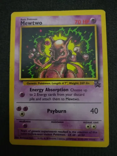 Carta Pokémon Mewtwo Promocional