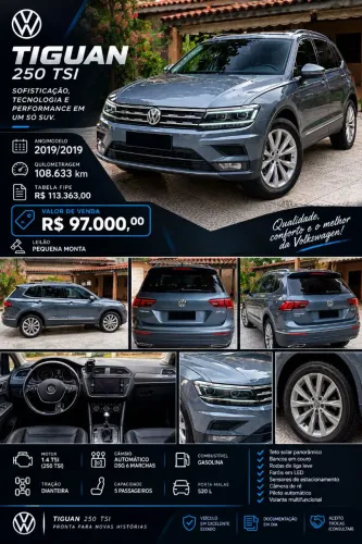 Volkswagen Tiguan Allspac Comf 250 TSI 1.4 Flex 2019