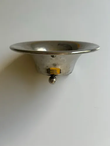 Centro de Mesa / Bowl Decorativo de Prata Vintage