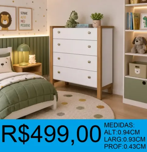 COMODAS INFANTIL - DISPONIVEL EM 2 CORES - TEMOS PRONTA ENTREGA VENHA GARATIR A SUA 