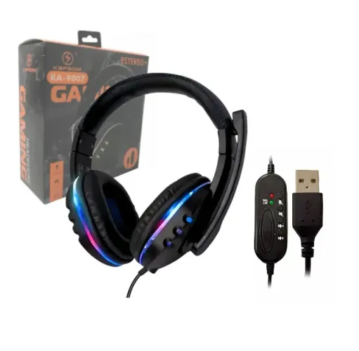 Fone De Ouvido USB Headset Gamer Kapbom