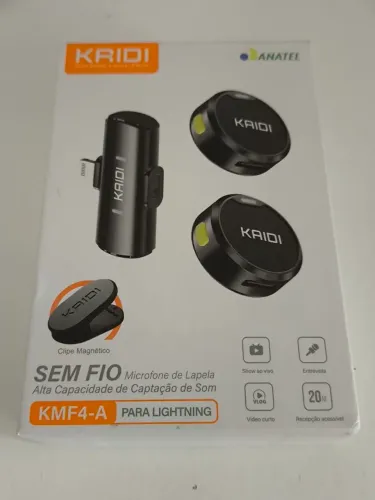 Microfone de Lapela Alta Capacidade de Captação de Som