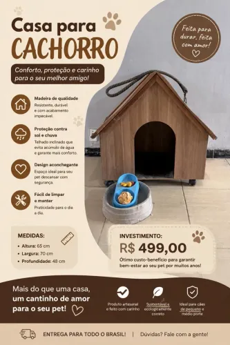 Casinha Cachorro Grande