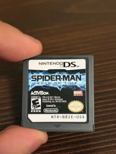 Jogo Spider-Man Edge of time para Nintendo DS USADO(apenas cartucho)