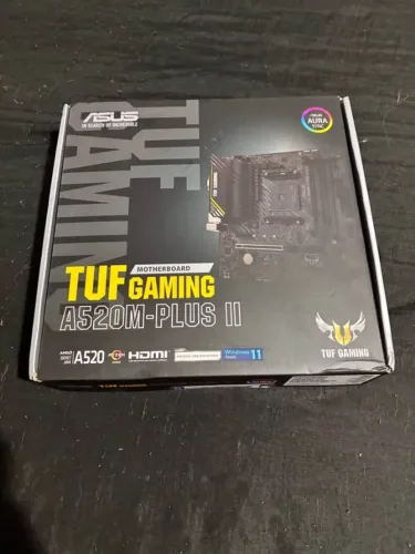 Placa Mãe Asus TUF Gaming A520M-PLUS II, Chipset A520, AMD AM4, mATX, DDR4