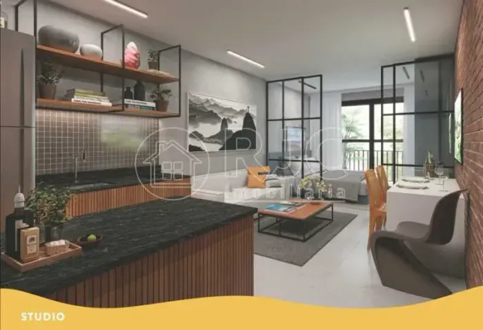 Imóvel para venda possui 47 metros quadrados com 1 quarto em Centro - Rio de Janeiro - RJ