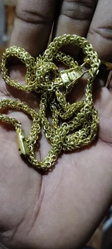 Cordão banhado a ouro