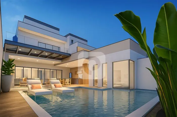 Casa de Condomínio com 4 suítes, 450m² - Barra da Tijuca Em construção