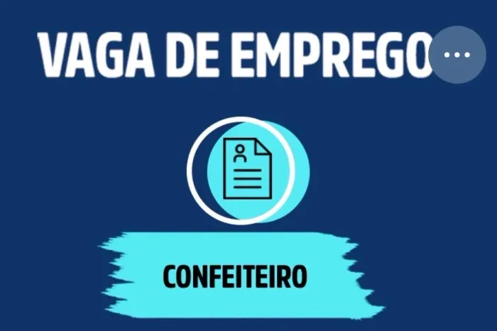 Vaga para confeiteiro
