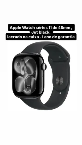 Apple Watch séries 11 de 46mm. Jet black