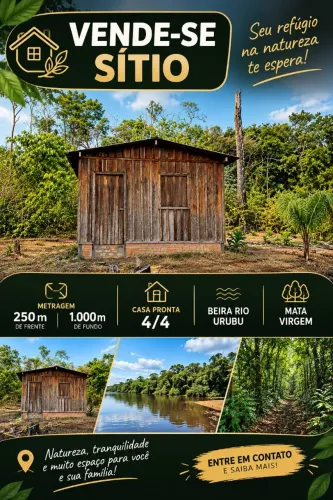 Vendo sítio no Rio urubu