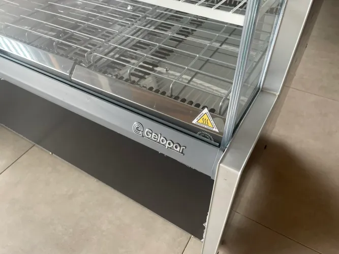 Estufa para salgados com aquecimento elétrico 