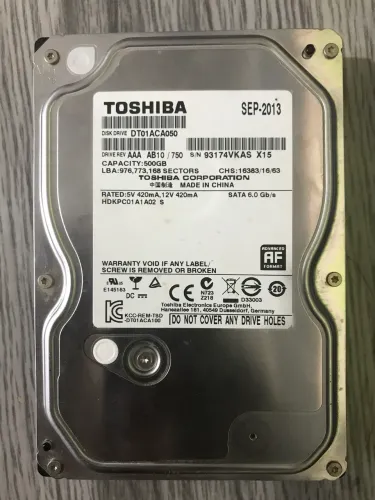 HD Toshiba 500gb Sata