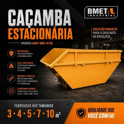 Caçamba Estacionária (entulho)