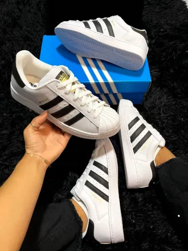 Promoção Tênis Adidas Super star Premium 