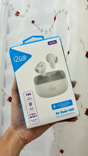 Fone i2GO Air Buds 400 Bluetooth TWS Novo
