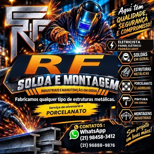 RF soldas e montagem endustriais e.manutencao em geral