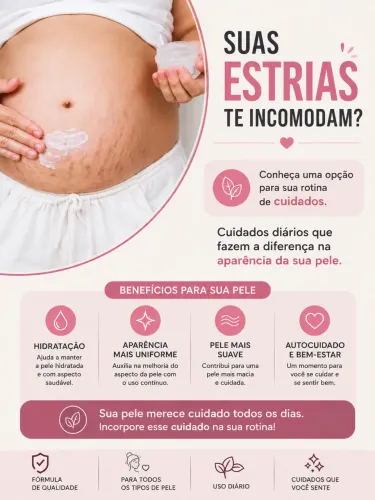 Suas estrias te incomodam? Conheça a solução! Creme rosinha viral