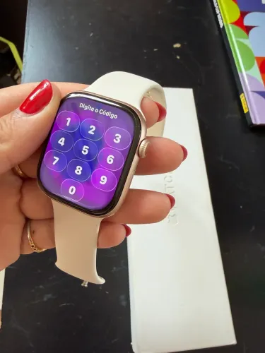 Apple Watch 1 mês de uso impecável 46mm rose
