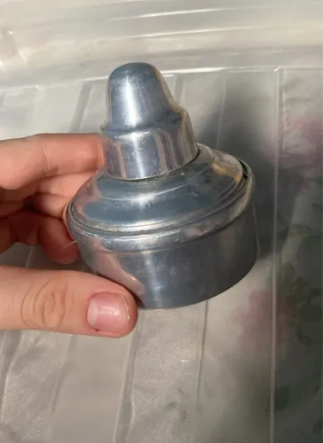Lamparina Odontológica a Álcool (Alumínio) - Ideal para Odonto / Prótese