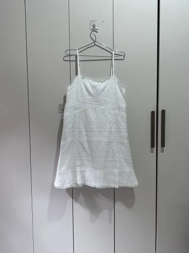vestido branco lese mixed 40
