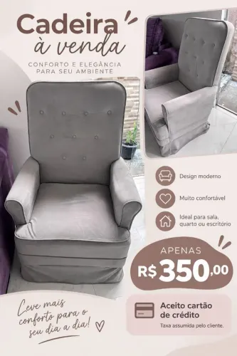 Poltrona de amamentação 