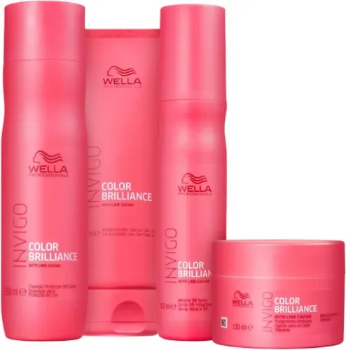 Kit Wella Professionals Invigo Color Brilliance Completo (4 Produtos)