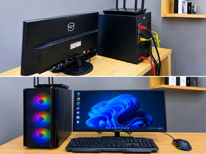 Computador gamer 16 RAM 1,14 TB de armazenamento Windows 11 Pro