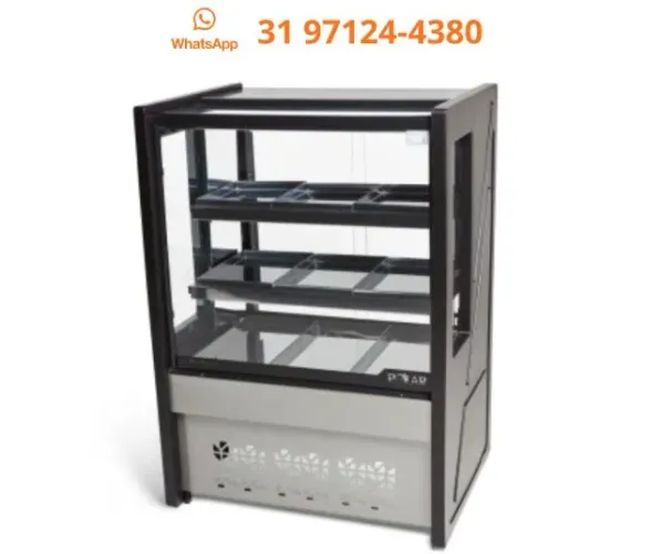 Balcão Estufa 80CM Preto Polar 127/220v