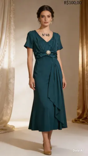 Lindo Vestido Verde 48