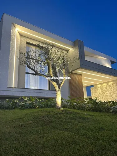 Caledônia Private Village - Casa Alto Padrão á venda com 3 suítes, um escritório, 4 vagas 