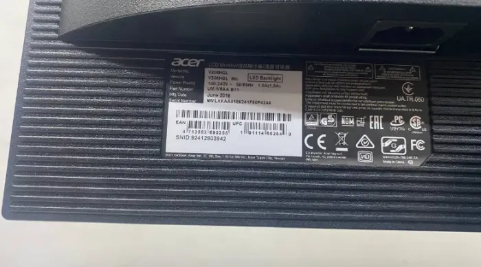 MONITOR ACER V206HQL (ITEM 4)