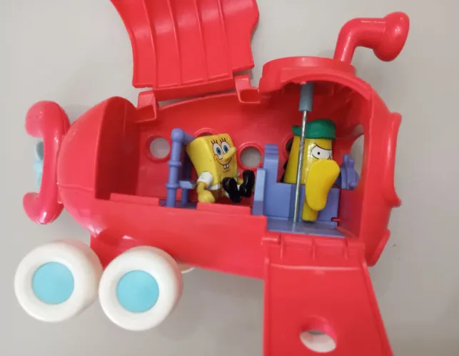 Brinquedo Bob Esponja Ônibus Marinho - Imaginext